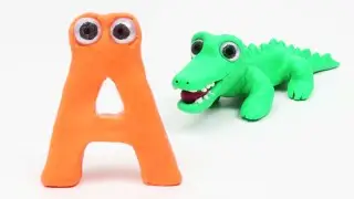 The Letter A  | Learn the ABC's | Claymation Learn the Alphabet