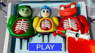 SURGERY FAMILY INSIDE OUT PRISON RUN! HOSPITAL MODE New Scary Obby (#Roblox)