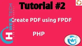 How To Merge Cells in PDF | PHP FPDF Tutorial #2