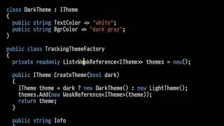 C# Factories: Object Tracking and Bulk Replacement