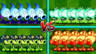 4 Best Peashooter Plants Battlez - Which Plant Will Win? - PvZ 2 Plant vs Plant