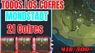 🌟TODOS LOS COFRES DE MONDSTADT🌟| PARTE 22 | RUTAS ACTUALIZADAS 2024 | Genshin impact