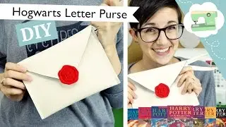 Hogwarts Letter Purse - A DIY Envelope Clutch | @laurenfairwx