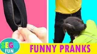 FUNNY DIY PRANKS ON FRIENDS || Easy and Simple Pranks for Friends by Segu Fun