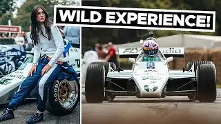 Lia Block Drives her FIRST Ever Formula 1 car - at Goodwood Festival of Speed!