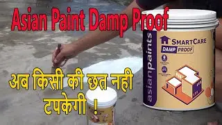 Terrace waterproofing | How to Stop and fix or Repair cracks | Asian paint damp proof Burger paint