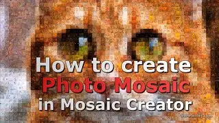 How to create Photo Mosaic in Mosaic Creator in few steps