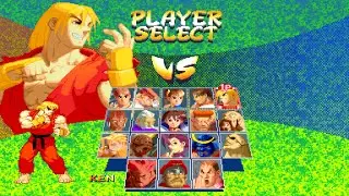 Street Fighter Alpha 2 - Ken Arcade Mode