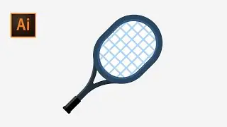 How to make Tennis Racket in Adobe illustrator