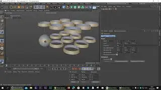 Cinema 4D  Инструмент Разместить