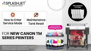 How To Enter In Canon TM 5250, TM5350 Series Printers Service Mode & Reset Maintenance Tank