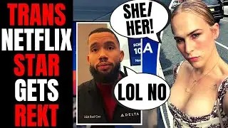 Transgender Netflix Actor Gets DESTROYED By BASED Delta Airlines Employee Over 