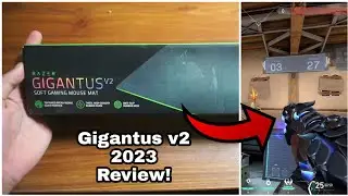 RAZER GIGANTUS V2 2023 GAMING REVIEW & UNBOXING (Tested In Valorant)