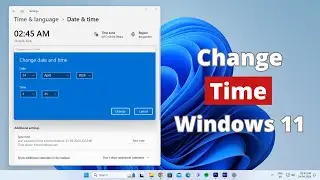 How to Change Time in Windows 11