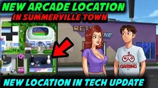 NEW ARCADE LOCATION IN SUMMERTIME SAGA TECH UPDATE MAP 🔥 RETRO STRIKE LOCATION IN SUMMERTIME SAGA