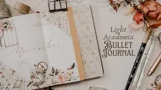 November Soft Neutral Bullet Journal Theme Set Up ✨ Plan With Me