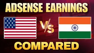 Adsense Earnings Comparison Indian Traffic vs American Traffic | Average Adsense CPC USA vs India