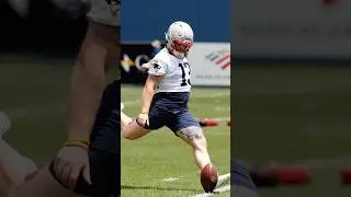 THE KICK(ER) IS IN! Joey Slye has won the kicker battle for the New England Patriots #shorts #nfl