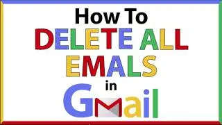 How To Delete All Emails At Once In Gmail | PC | *2024