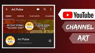 Let's design a simply creative channel art #channelart #artpulse