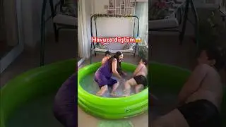 Havuza düştüm☺️ 