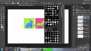 How to desig logo in Photoshop CC Logo Urdu Tutorial by emadresa.com