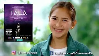 Sarah Geronimo invites us to watch TALA The Film Concert.