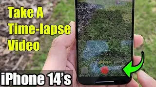 iPhone 14s/14 Pro Max: How to Take A Time-lapse Video