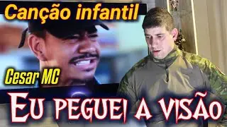 REACT DE UM POLICIAL - CANÇÃO INFANTIL - CESAR MC - EMOCIONANTE