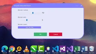 Create Smooth Rounded Corners Form | Border Radius - C# & WinForms