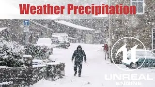 Procedural Weather Precipitation in UE4/UE5