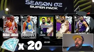 *WOW* New Guaranteed Super Packs Were Juiced with Every Card and 20 Diamonds! NBA 2K24 MyTeam