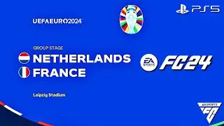 FC 24 - Netherlands vs. France - EURO 2024 Group Stage Matchday 2 Match | PS5™ [4K60]