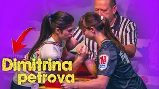 Dimitrina Petrova the best athlete from Bulgaria, world champion in arm wrestling in 2021