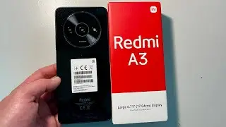 Xiaomi Redmi A3 Midnight Black Global (23129RN51X) Unboxing