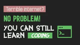 Learn coding with limited internet access