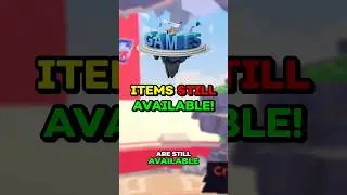 LAST ITEMS AVAILABLE From The Games EVENT!