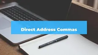 Punctuation Tip: Direct Address Commas