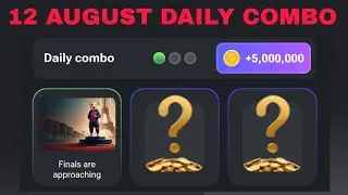 12 AUGUST HAMSTER KOMBAT DAILY COMBO CARDS TODAY