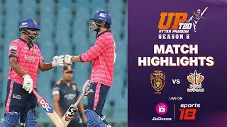 Gorakhpur Lions vs Kashi Rudras | UPT20 Highlights | JioCinema & Sports18