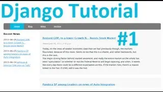 Django Tutorial Web Development with Python Part 1: Installing Django