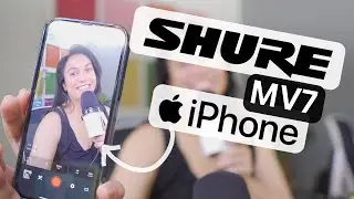 How to use Shure MV7 with iPhone