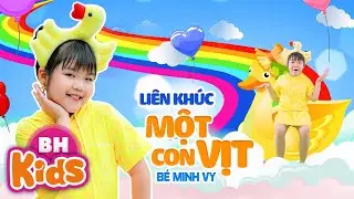 LK CÁ VÀNG BƠI - MỘT CON VỊT ♫ Bé MINH VY - Nhạc Thiếu Nhi Sôi Động Hay Nhất 4K