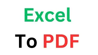 How to convert excel file into PDF on Mac OS