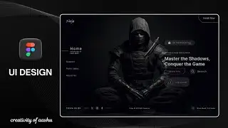 🚀 Gaming Ninja Website Design @Figma 🔥 Figma UI Design Tutorial For Beginners