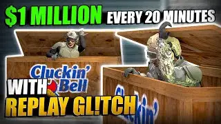 $1 Million Every 20 Minutes! The Cluckin Bell Farm Raid With Glt1ch!