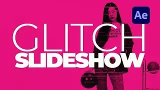 Glitch Slideshow | After effects templates free