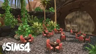 Canary Islands Oasis Restaurant | The Sims 4 Speed Build | NoCC