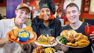 Brits try Memphis Soul Food for the first time!