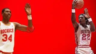 Clyde Drexler X Hakeem Olajuwon Highlights